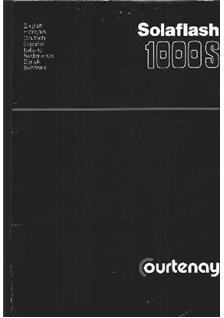 Courtenay Ltd Solaflash 1000 manual. Camera Instructions.